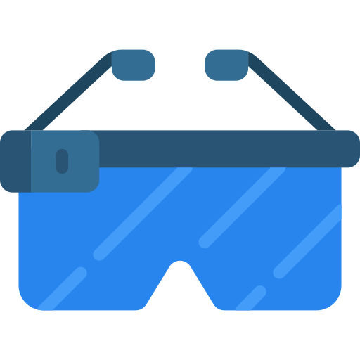 Smart glasses Juicy Fish Flat icon