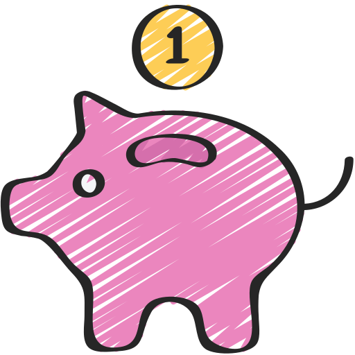 Piggy bank Juicy Fish Sketchy icon