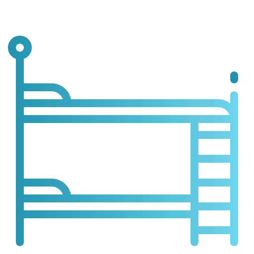 2段ベッド Neung Lineal Gradient icon