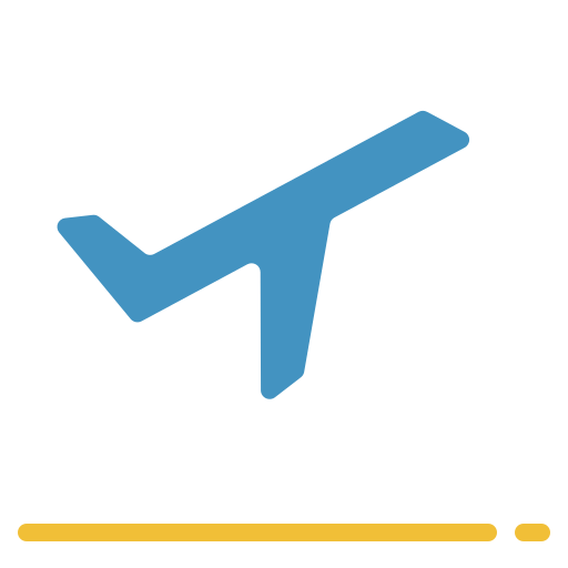 Plane Neung Flat icon