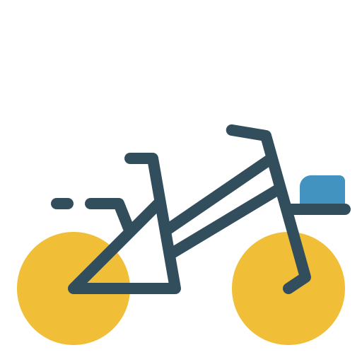 fiets Neung Flat icoon