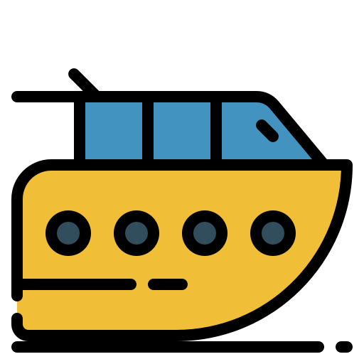 Лодка Neung Lineal Color иконка