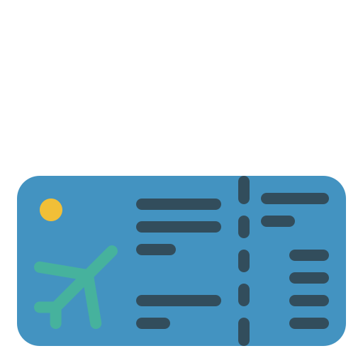 bordkarte Neung Flat icon
