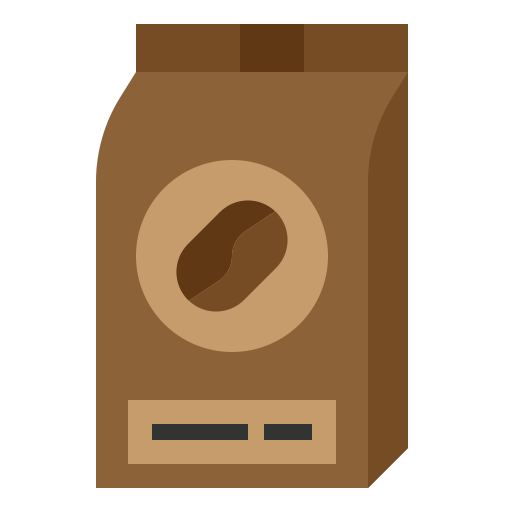 Los granos de café Pause08 Flat icono