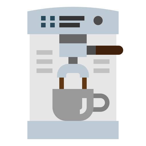 コーヒーメーカー Pause08 Flat icon