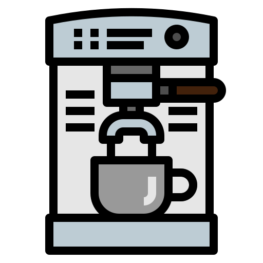 Coffee machine Pause08 Lineal Color icon