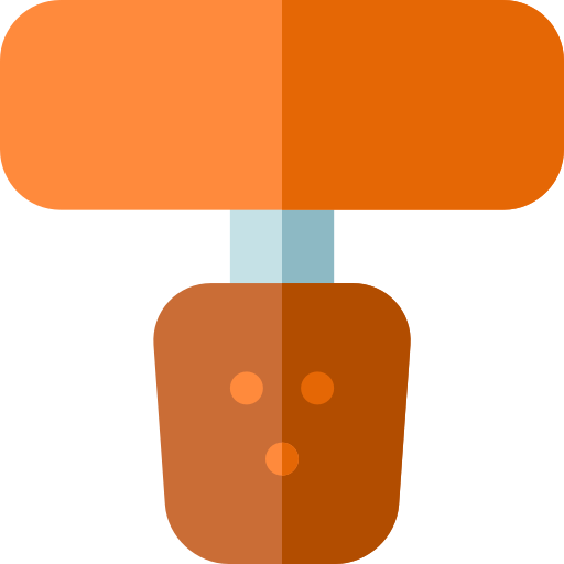 korkenzieher Basic Rounded Flat icon
