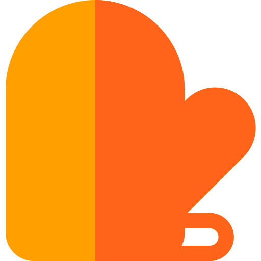ofenhandschuh Basic Rounded Flat icon