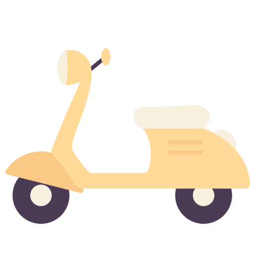 Scooter Victoruler Flat icon