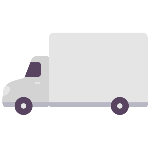 Delivery truck Victoruler Flat icon