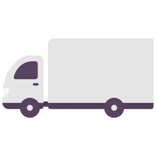 Delivery truck Victoruler Flat icon