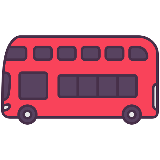 autobus a due piani Victoruler Linear Colour icona