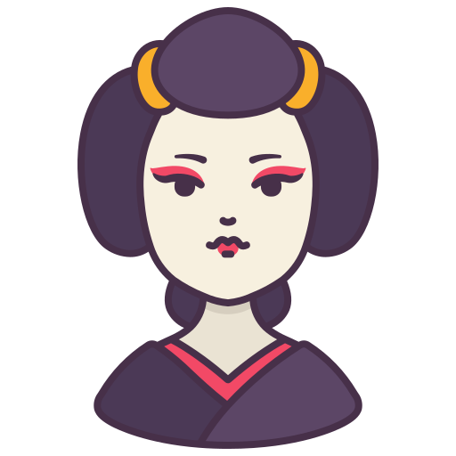 geisha Victoruler Linear Colour Icône