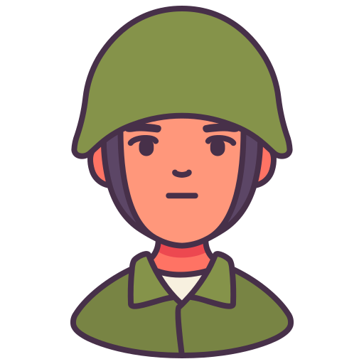 Soldier Victoruler Linear Colour icon