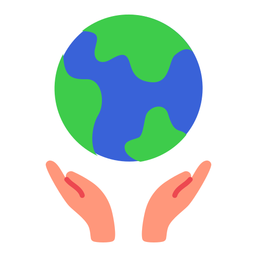 Save the planet Victoruler Flat icon