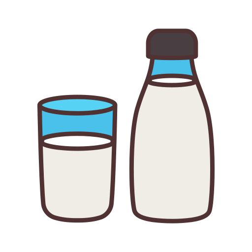 牛乳 Victoruler Linear Colour icon