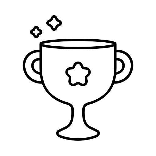 trofeum Victoruler Outline ikona