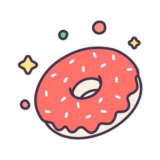 donut Victoruler Linear Colour Icône