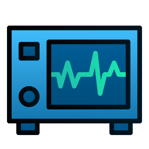 Electrocardiogram Andinur Lineal Color Gradient icon