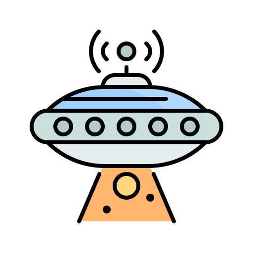 Ufo bqlqn Lineal Color icon