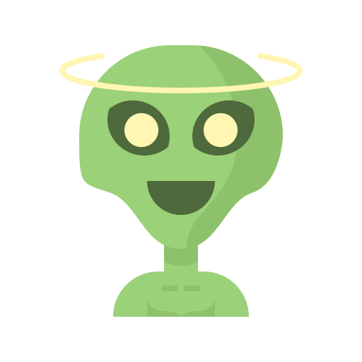 extraterrestre bqlqn Flat icono