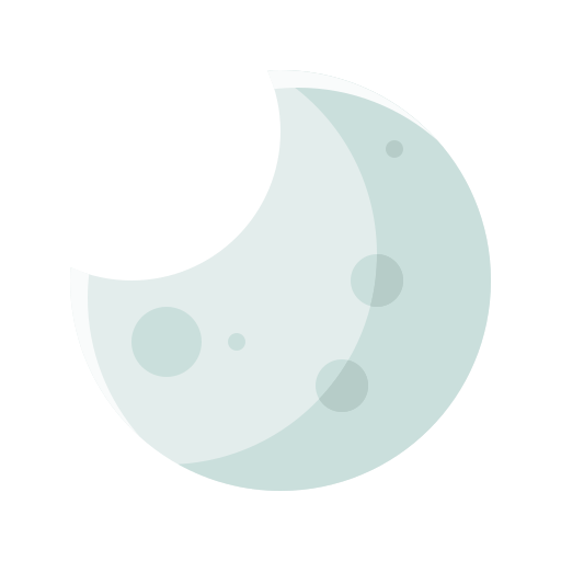 Luna bqlqn Flat icono