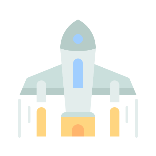 ruimteschip bqlqn Flat icoon