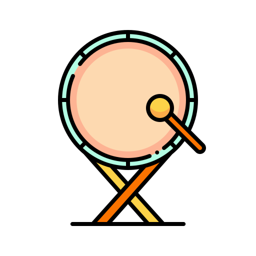 Drum bqlqn Lineal Color icon