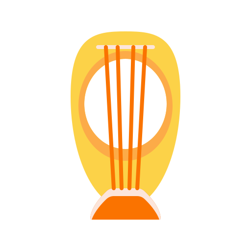 Harp bqlqn Flat icon