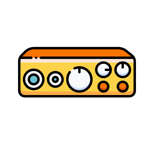 Sound card bqlqn Lineal Color icon