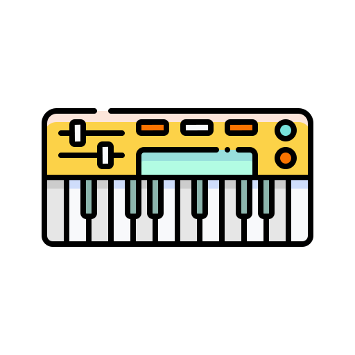 synthesizer bqlqn Lineal Color icon