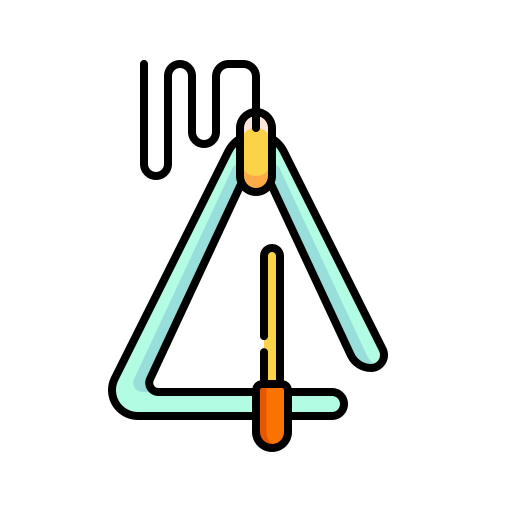 triangolo bqlqn Lineal Color icona