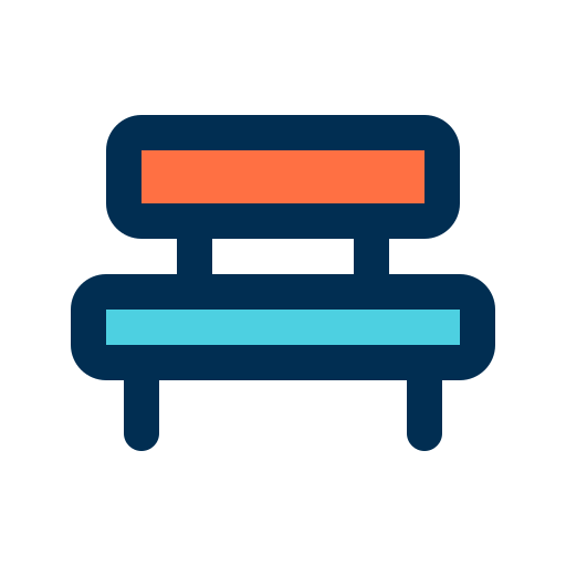 Bench bqlqn Lineal Color icon