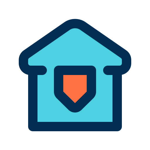 주택 보험 bqlqn Lineal Color icon