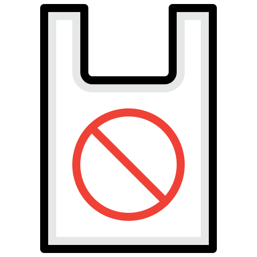 plastikowa torba Toempong Lineal color ikona