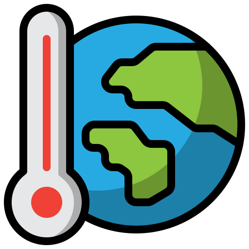 Глобальное потепление Toempong Lineal color иконка