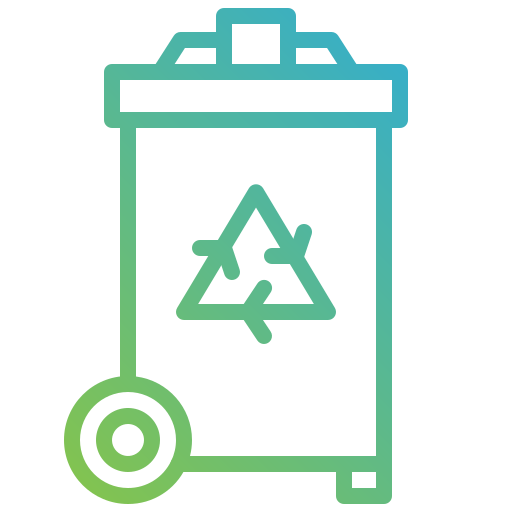 リサイクルビン Toempong Gradient icon