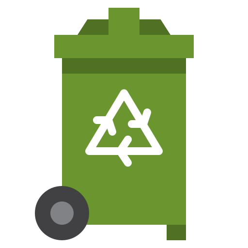 Recycling bin Toempong Flat icon