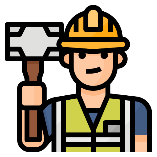 Worker Aphiradee (monkik) Lineal Color icon