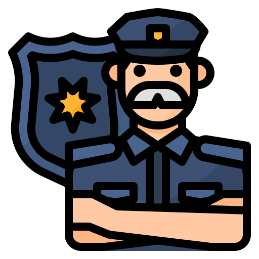 poliziotto Aphiradee (monkik) Lineal Color icona