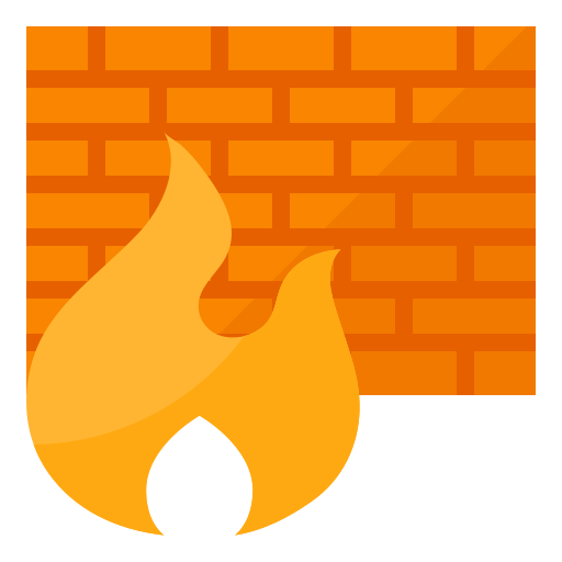Firewall Aphiradee (monkik) Flat icon