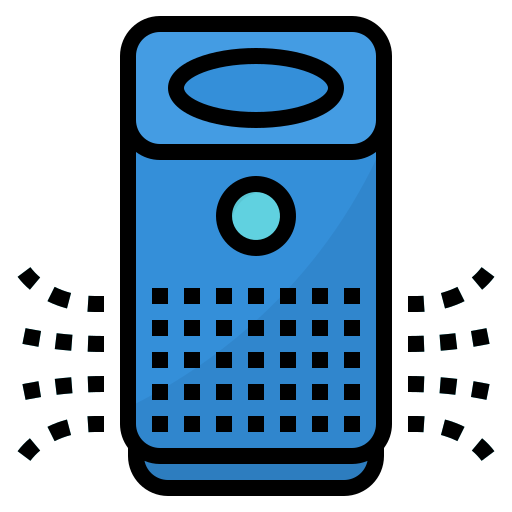 공기 청정기 Aphiradee (monkik) Lineal Color icon