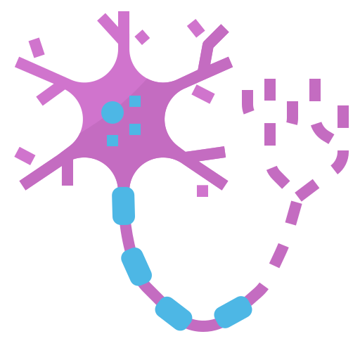 neuron Aphiradee (monkik) Flat icon