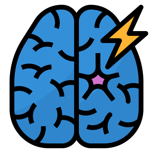 脳 Aphiradee (monkik) Lineal Color icon
