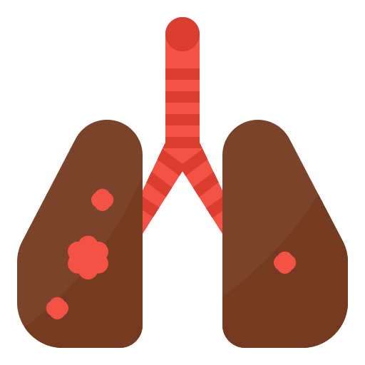 肺癌 Aphiradee (monkik) Flat icon