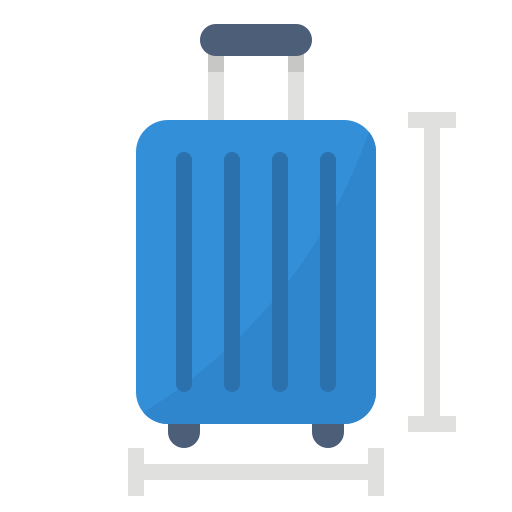 bagage Aphiradee (monkik) Flat icoon