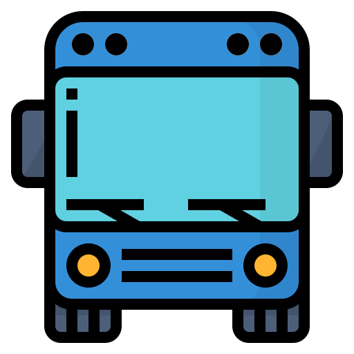 Bus Aphiradee (monkik) Lineal Color icon