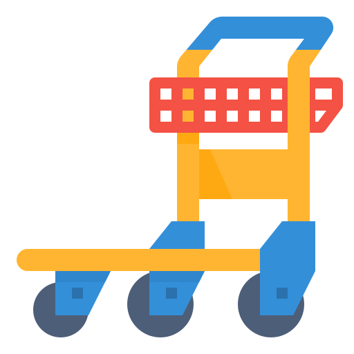 Trolley Aphiradee (monkik) Flat icon