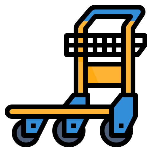 wózek Aphiradee (monkik) Lineal Color ikona