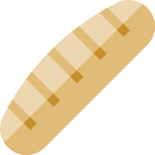 Bread Basic Straight Flat icon